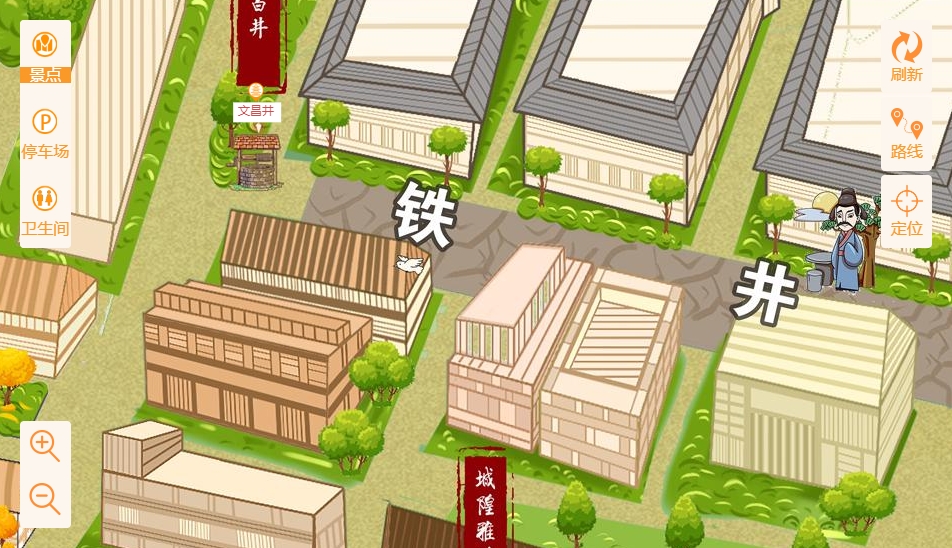 白玉智慧景区：手绘地图与语音导览的完美融合