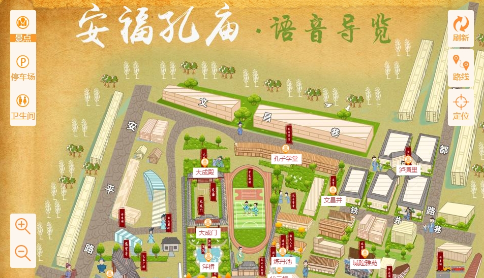白玉手绘地图：智慧景区智能化服务的延伸